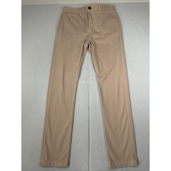 Hiroshi Kato The Axe Slim Chino in Beige Pink Mens Size 30 x 32